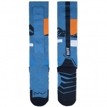 Buff Merino HW Over The Calf kojinės HWO1, Royal Blue, L