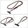 Tech-Protect C10S Rope skersinė ir riešo dirželių rinkinys, Walnut Brown/Titanium