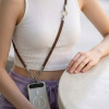 Tech-Protect C10S Rope skersinė ir riešo dirželių rinkinys, Walnut Brown/Titanium
