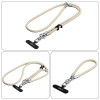 Tech-Protect C10S Rope skersinė ir riešo dirželių rinkinys, Desert Beige/Titanium