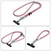 Tech-Protect C10S Rope skersinė ir riešo dirželių rinkinys, Dusty Rose/Titanium