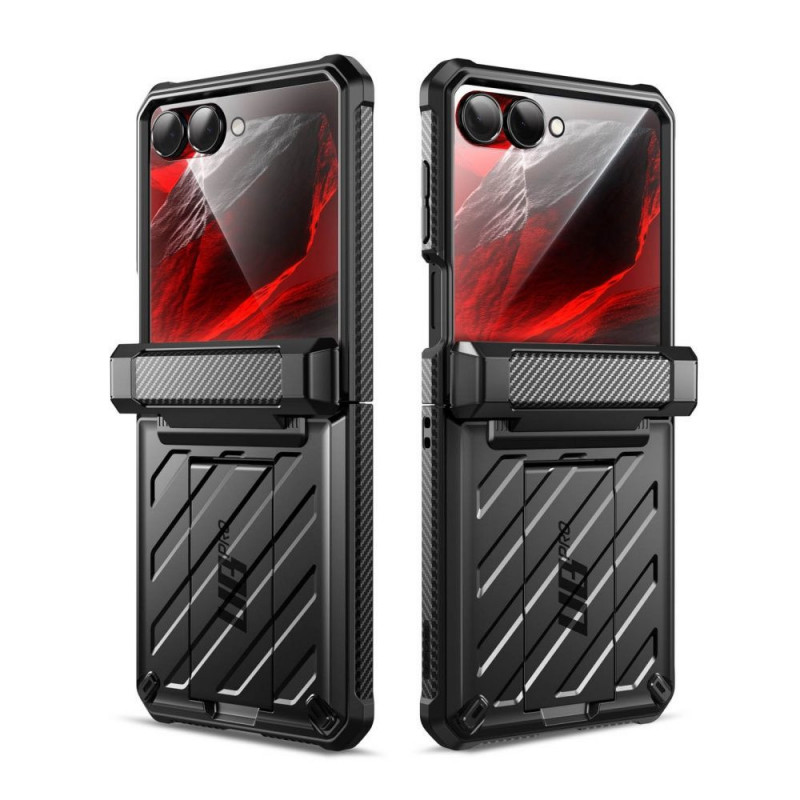 Supcase Unicorn Beetle Pro dėklas, skirtas Samsung Galaxy Z Flip 8, juodas