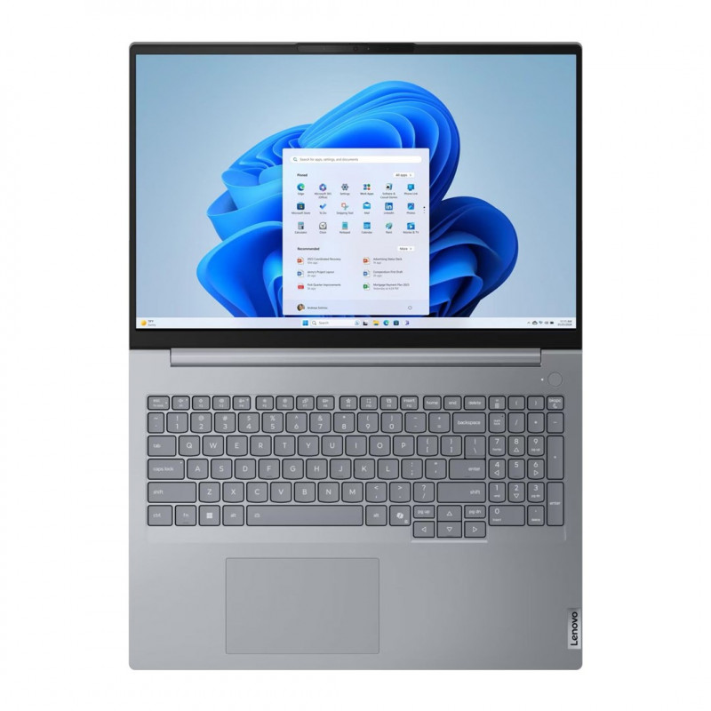 Lenovo ThinkBook 16 G9 IRL 16" WUXGA nešiojamasis kompiuteris, Intel Core 5 210H, 16 GB DDR5 RAM, 512 GB SSD, Windows 11 Pro, Arctic Grey + Kensington K64467M-M1