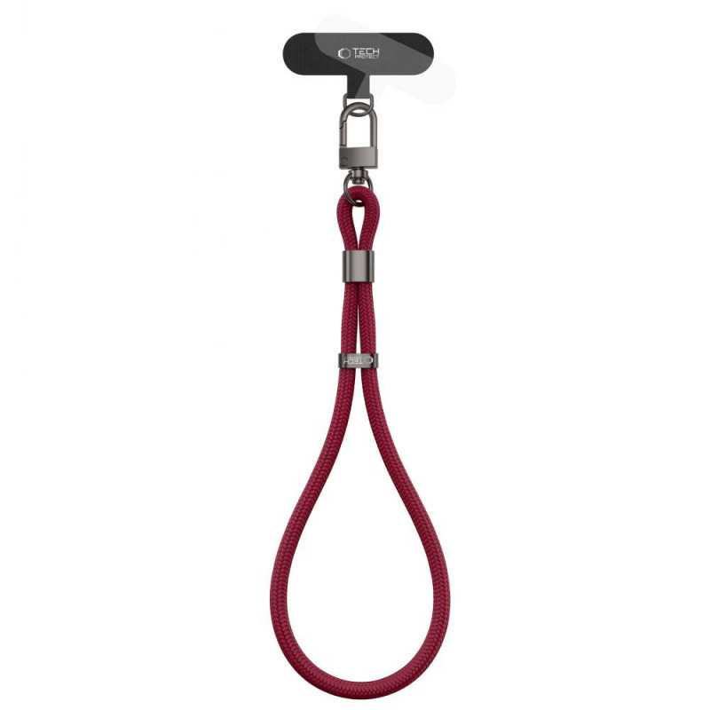 Tech-Protect C11S Rope riešo dirželis, Burgundy Wine