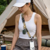 Tech-Protect C9S Rope Crossbody telefono dirželis per petį, Sienna Beige