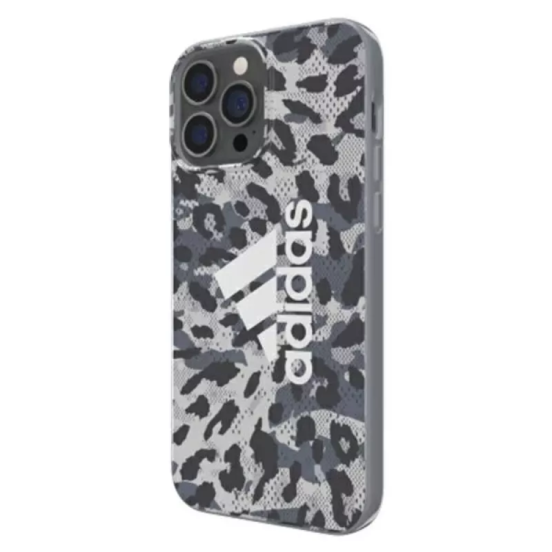 Adidas OR SnapCase Leopard dėklas, skirtas Apple iPhone 13 Pro Max, pilkas
