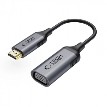 Tech-Protect UltraBoost HDMI / VGA adapteris, FHD 1920 x 1080, 60Hz, juodas