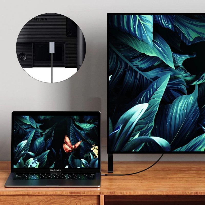 Tech-Protect UltraBoost HDMI / VGA adapteris, FHD 1920 x 1080, 60Hz, juodas