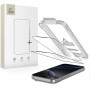 Tech-Protect Quick Set+ THP4500 grūdinto stiklo ekrano apsauga, skirta Apple iPhone 17 Pro, juoda (2 vnt.)