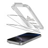 Tech-Protect Quick Set+ THP4500 grūdinto stiklo ekrano apsauga, skirta Apple iPhone 17 Pro, juoda (2 vnt.)