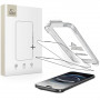 Tech-Protect Quick Set+ grūdinto stiklo ekrano apsauga, skirta Apple iPhone Air, juoda (2 vnt.)