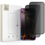 Tech-Protect Glass Spy+ THP4511 privatumo grūdintas stiklas, skirtas Apple iPhone 16 Pro Max / 17 Pro Max (2 vnt.)
