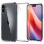 Spigen Ultra Hybrid dėklas Apple iPhone 16, Crystal Clear