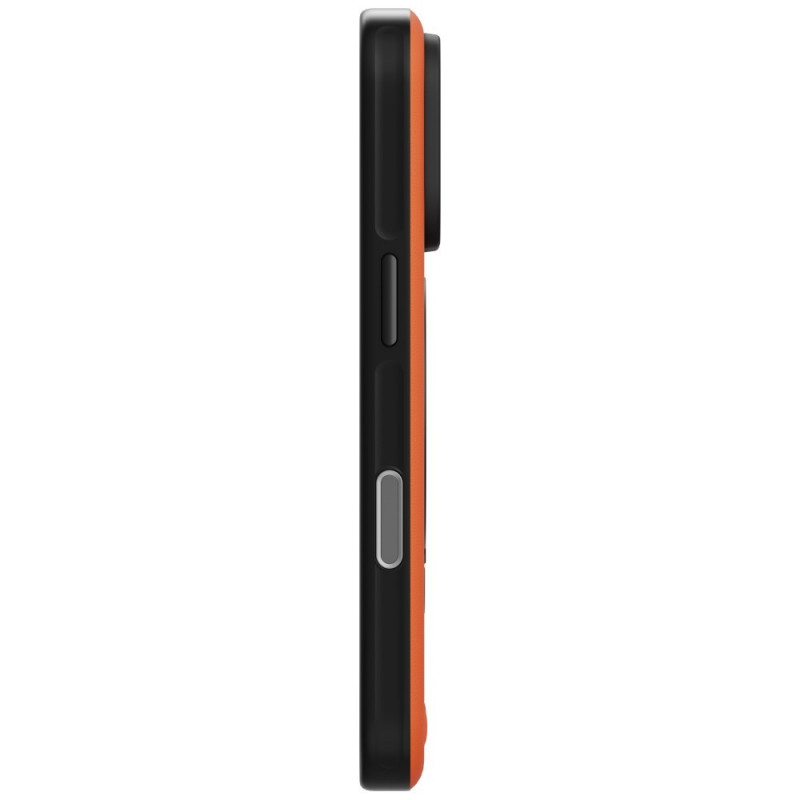 UNIQ Elix dėklas, skirtas Apple iPhone 18 Pro / 17 Pro, 360° besisukantis atrama, oranžinis