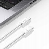 Tech-Protect Ultraboost Classic USB-C / USB-C PD kabelis, 60W, 3A, 100 cm, baltas