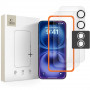 Tech-Protect Easy Set+ grūdinto stiklo ekrano apsaugos rinkinys, skirtas Apple iPhone 17, permatomas (2+1 vnt.)