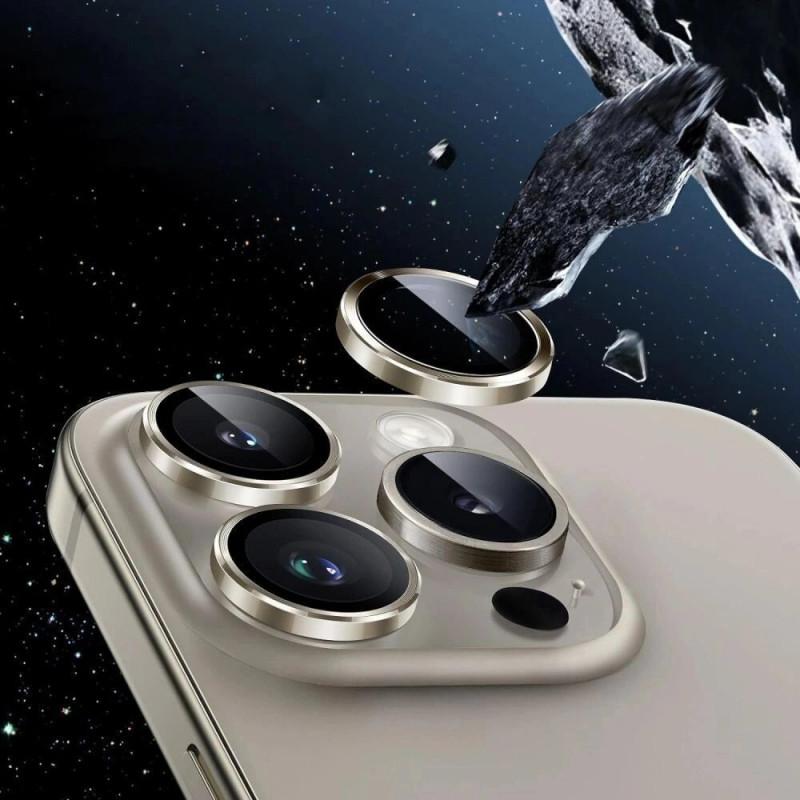 Tech-Protect Camring Fit+ fotoaparato objektyvo dangtelis, skirtas Apple iPhone 14 Pro / 14 Pro Max / 15 Pro / 15 Pro Max / 16 Pro / 16 Pro Max / 17 Pro / 17 Pro Max, juodas