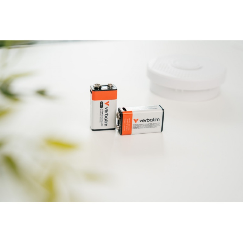 Verbatim 30251 USB-C įkraunama baterija Li-ion 9V 335 mAh (1 vnt.)