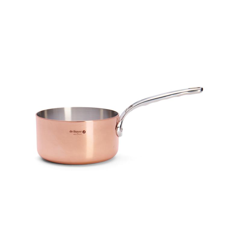deBuyer De Buyer Inocuivre varinis plieninis puodas su dangteliu 16 cm (6406.16)