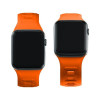 3mk silikoninis laikrodžio dirželis Apple Watch 38/40/41 mm, oranžinis