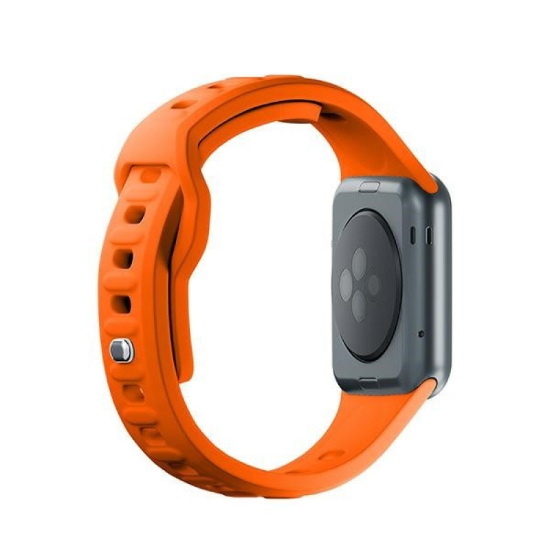3mk silikoninis laikrodžio dirželis Apple Watch 38/40/41 mm, oranžinis