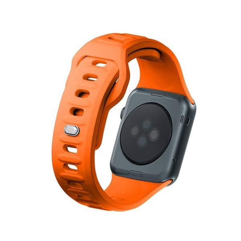 3mk silikoninis laikrodžio dirželis Apple Watch 38/40/41 mm, oranžinis