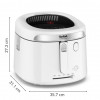 Tefal Filtra Vision FF2541E0 gruzdintuvė, 2,1 L, 1900 W, balta