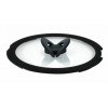 Tefal Ingenio L9846753 apvalus stiklinis keptuvės dangtis, 28 cm, juodas, permatomas