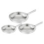 Tefal Duetto On B866S334 keptuvių rinkinys, 3 vnt., 20/24/28 cm, nerūdijantis plienas