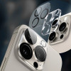 Tech-Protect Cam Fit+ fotoaparato objektyvo grūdintas stiklas, skirtas Apple iPhone 14 / 14 Plus / 15 / 15 Plus, permatomas