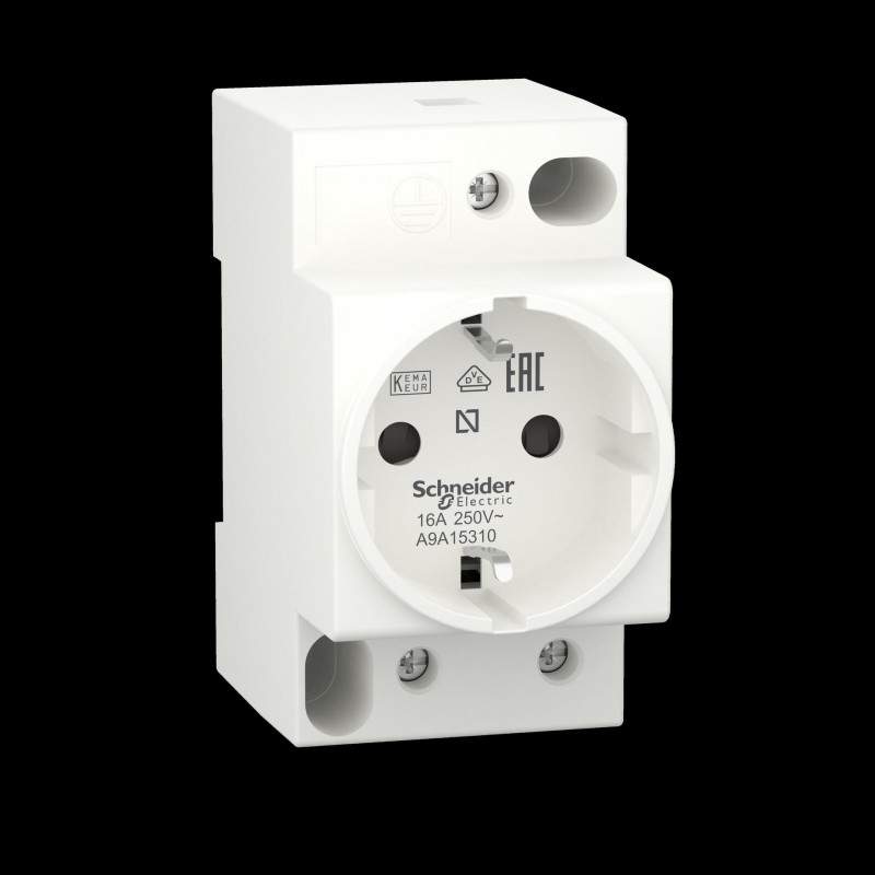 Schneider Electric A9A15310 lizdas, 16 A, 250 V, 2P+E, DIN 49440