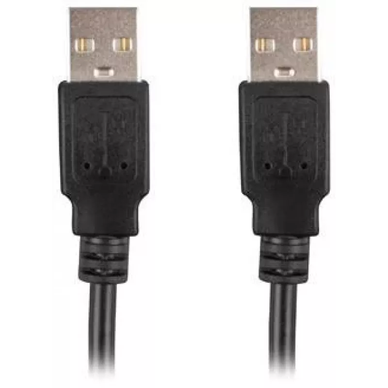 Lanberg USB-A M/M 2.0 kabelis 0,5 m, juodas