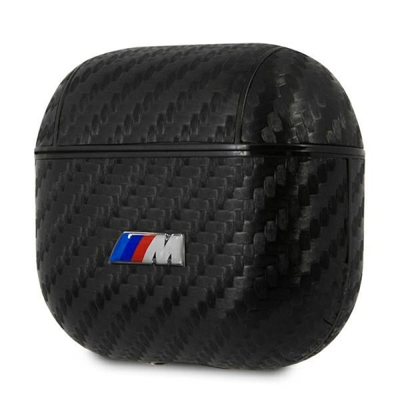 BMW BMA3WMPUCA PU Carbon M Collection Apple AirPods 3 įkrovimo dėklo dangtelis, juodas