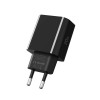 Tech-Protect NC20W USB-C sieninis įkroviklis PD 20W, juodas