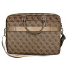 Guess GUCB15G4GFBR 4G Uptown nešiojamojo kompiuterio krepšys, 15 colių, rudas