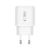 Tech-Protect NCA20 USB-A, USB-C sieninis įkroviklis PD 20W / QC3.0, baltas