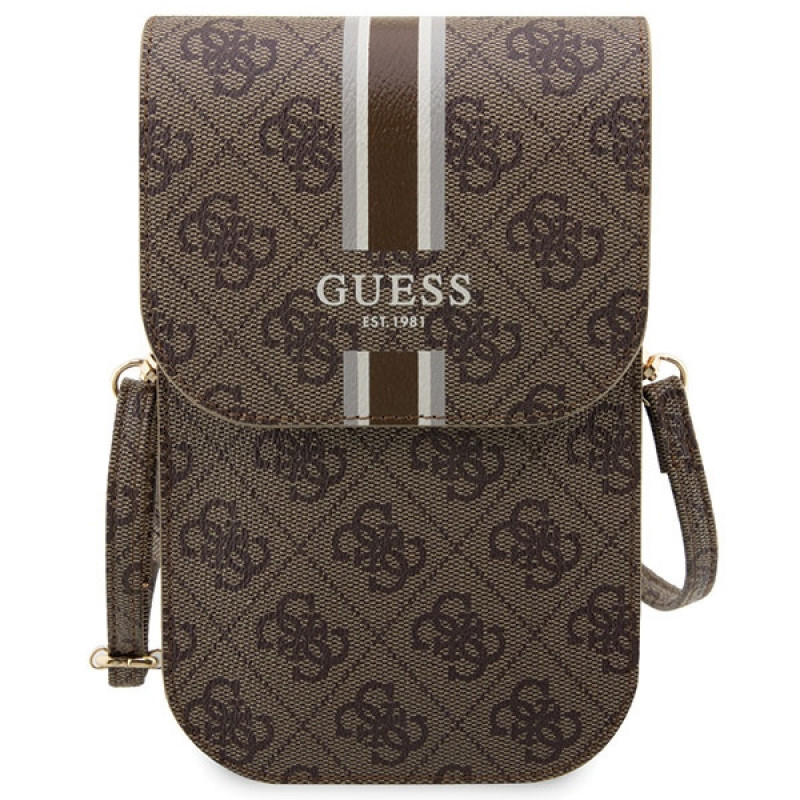 Guess GUWBP4RPSW 4G Stripes rankinė, ruda