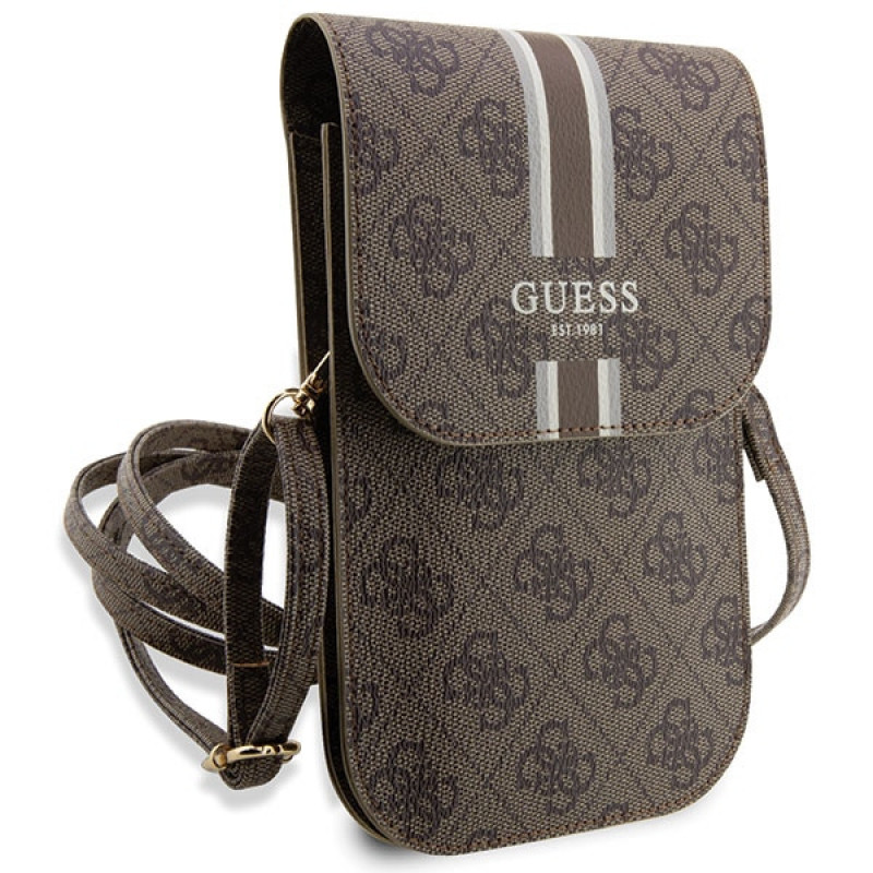 Guess GUWBP4RPSW 4G Stripes rankinė, ruda