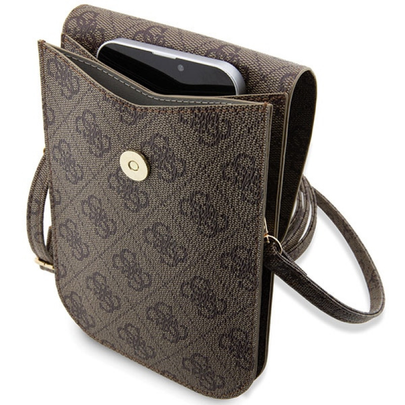 Guess GUWBP4RPSW 4G Stripes rankinė, ruda