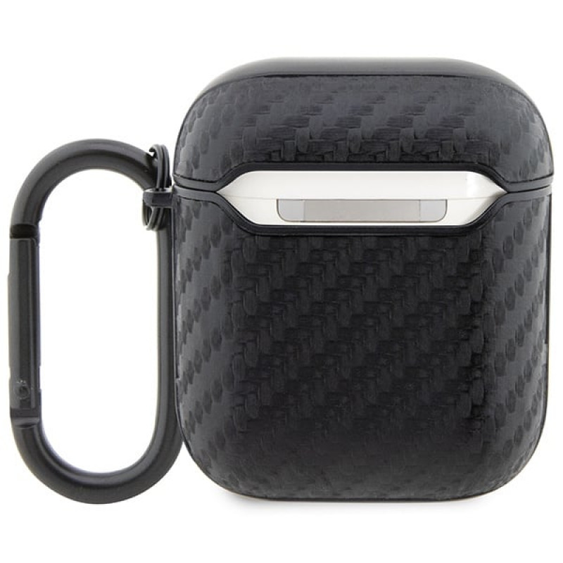 BMW BMA2WMPUCA2 Carbon Double Metal Logo Apple AirPods 1/2 dangtelis, juodas