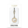 Guess GUCPMHGLD Heart Diamond Charm telefono pakabukas su cirkoniais, auksinis