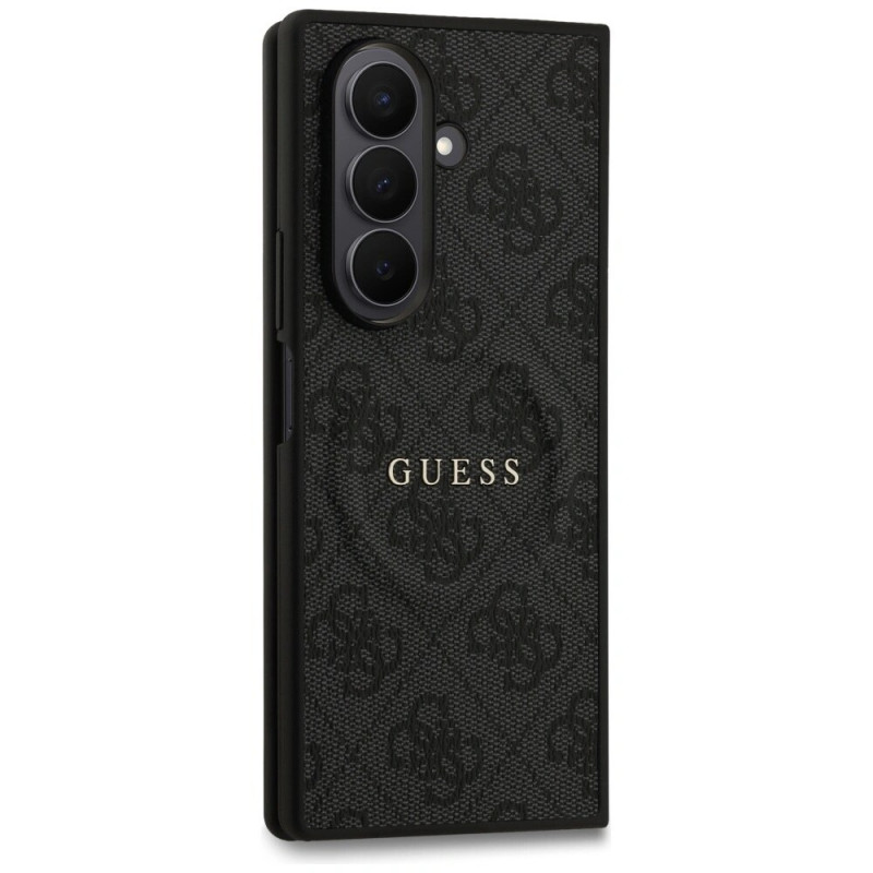 Guess 4G Classic MagSafe dėklas, skirtas Samsung Galaxy Z Fold7, juodas