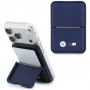 BMW M Carbon Metal Logos MagSafe piniginė, tamsiai mėlyna