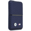 BMW M Carbon Metal Logos MagSafe piniginė, tamsiai mėlyna