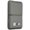 BMW M Carbon Metal Logos MagSafe piniginė, antracitinė
