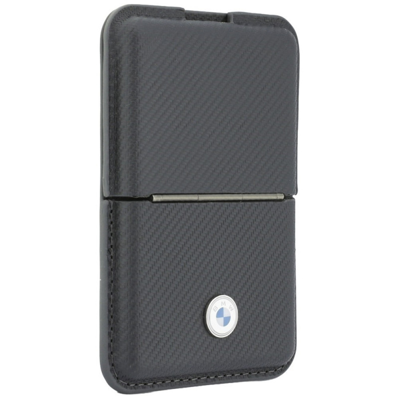 BMW Carbon Metal Logos MagSafe piniginė, antracitinė
