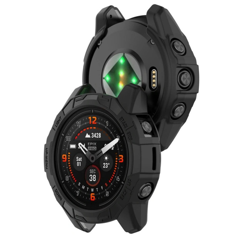 Tech-Protect Defense Air dėklas, skirtas Garmin Fenix 7 / 7 Pro, juodas