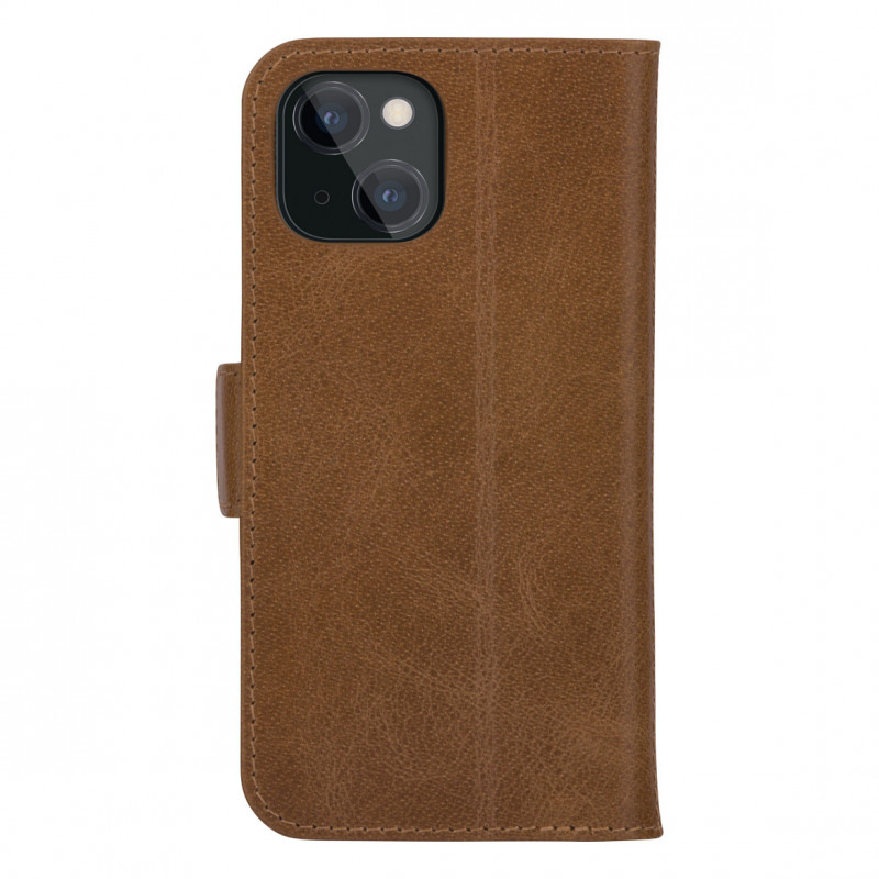 dbramante1928 Copenhagen Slim atlenkiamasis dėklas, grūdėtos odos, tan, skirtas Apple iPhone 13 mini (CS54GT001324)