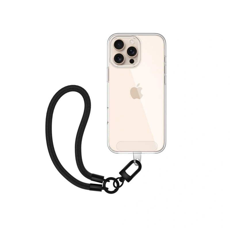 Tech-Protect C3S Rope Wrist Strap, juodas/juodas