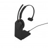 Jabra Evolve3 65 MS Mono ausinės, Link 390c, įkrovimo stovas, juodos (36599-899-889)